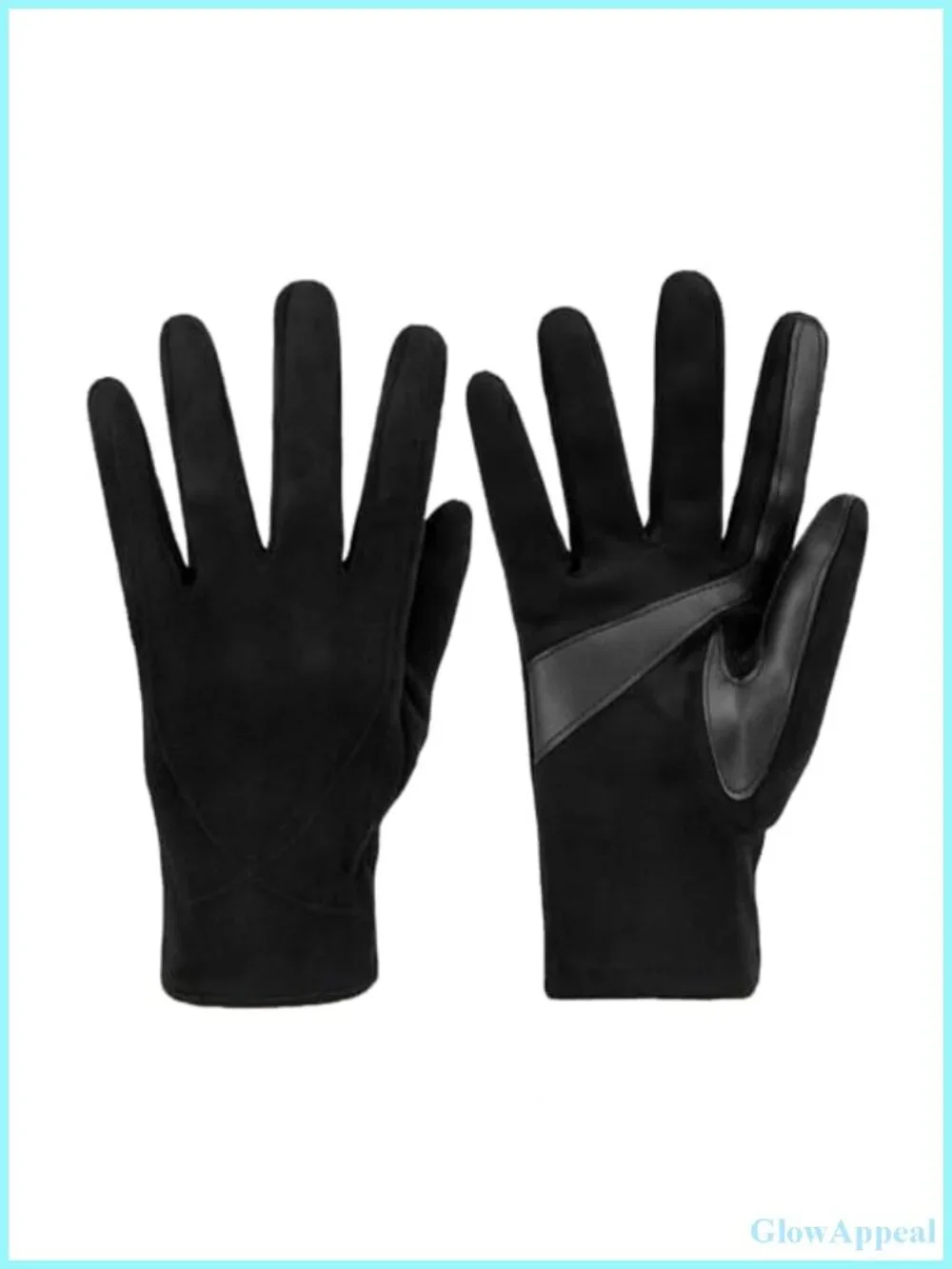 Water Repellent Touchscreen Microsuede Shortie Gloves for Women